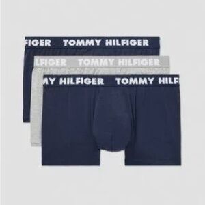 Tommy Hilfiger Men's Underwear 3-Pack - Navy and Gray